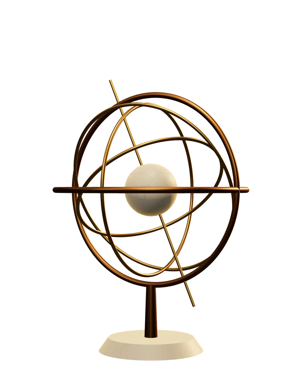 Bronze armillary sphere
